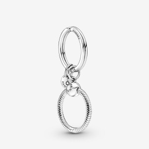 Sterling Silver Pandora Moments Key Charm Holders | 837-FPDJGX