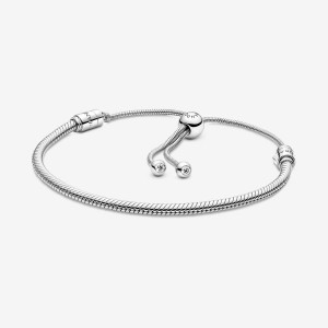 Sterling Silver Pandora Moments Snake Slider Charm Holders | 504-LFCKIT