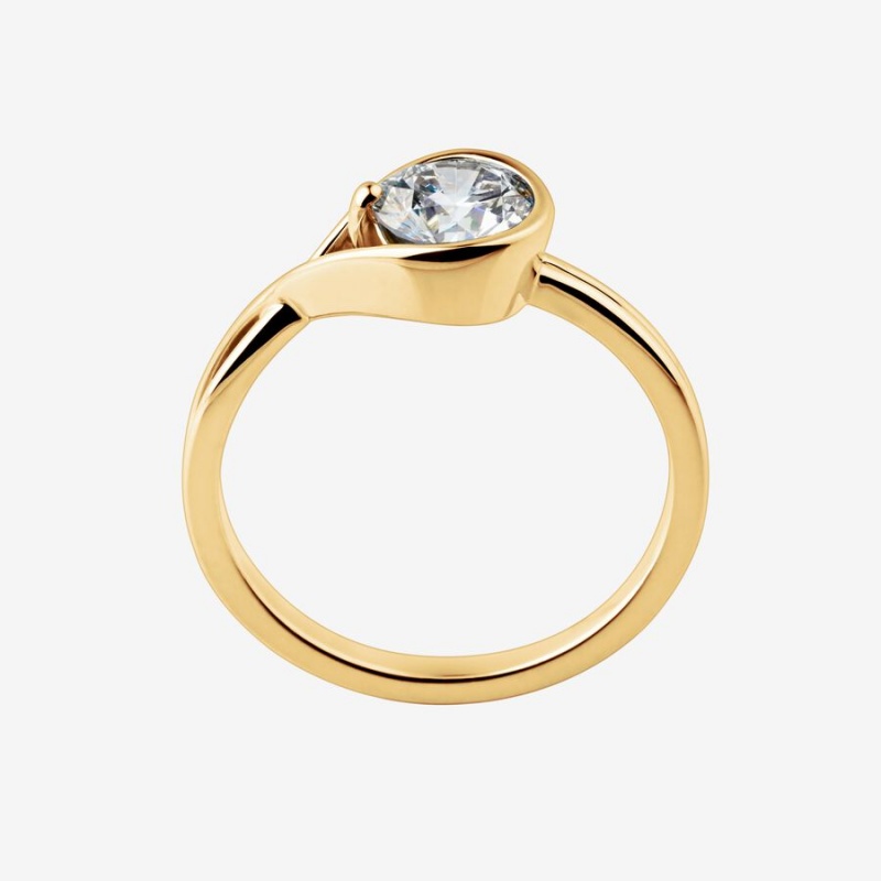 Gold Pandora Brilliance 1.00 ct tw Diamond Rings | 019-IANSOT