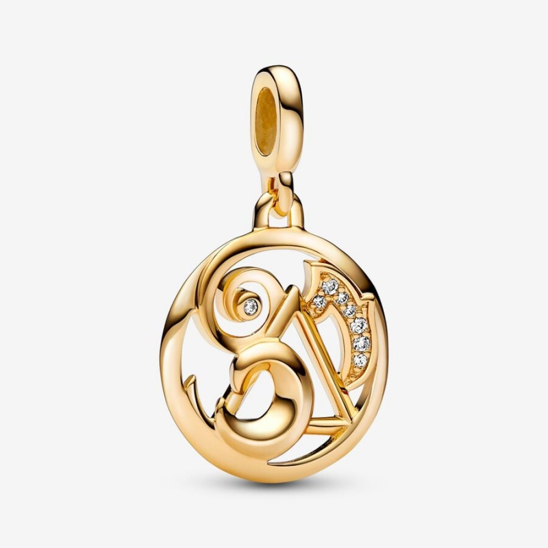 Gold Plated Pandora ME The Elements Medallion Pendants | 829-EXVSPB