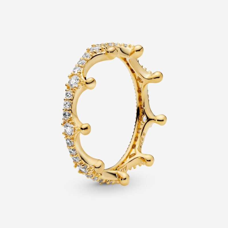 Gold Plated Pandora Ring Sets | 713-NLXVSD