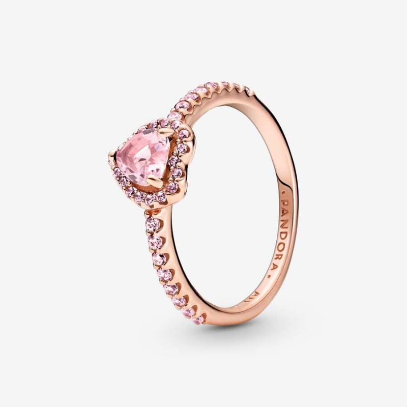 Rose Gold Plated Pandora Ring Sets | 052-QVPXUL