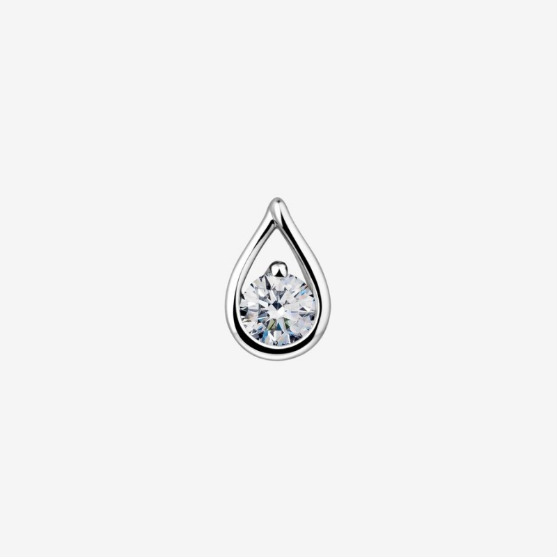 Sterling Silver Pandora Brilliance 0.50 ct tw Diamonds Earrings | 021-CMQKFL