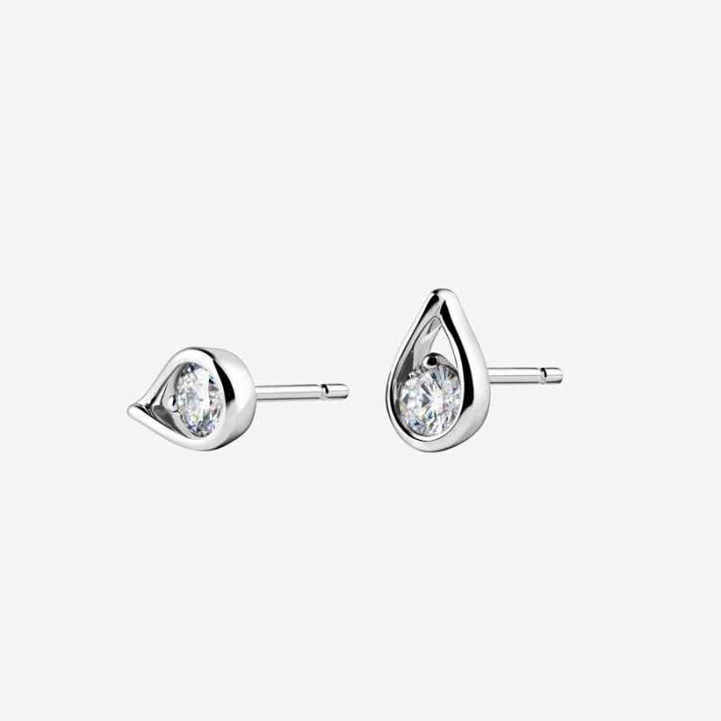 Sterling Silver Pandora Brilliance 0.50 ct tw Stud Lab-Created Diamond Earrings | 503-FUKEXB