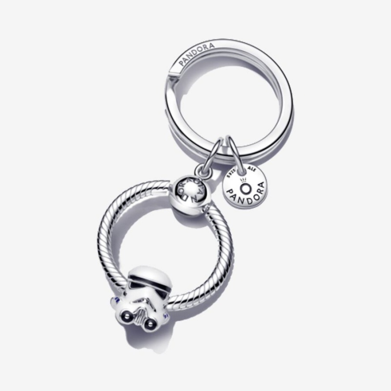 Sterling Silver Pandora Charm Holders | 197-NPLZJA