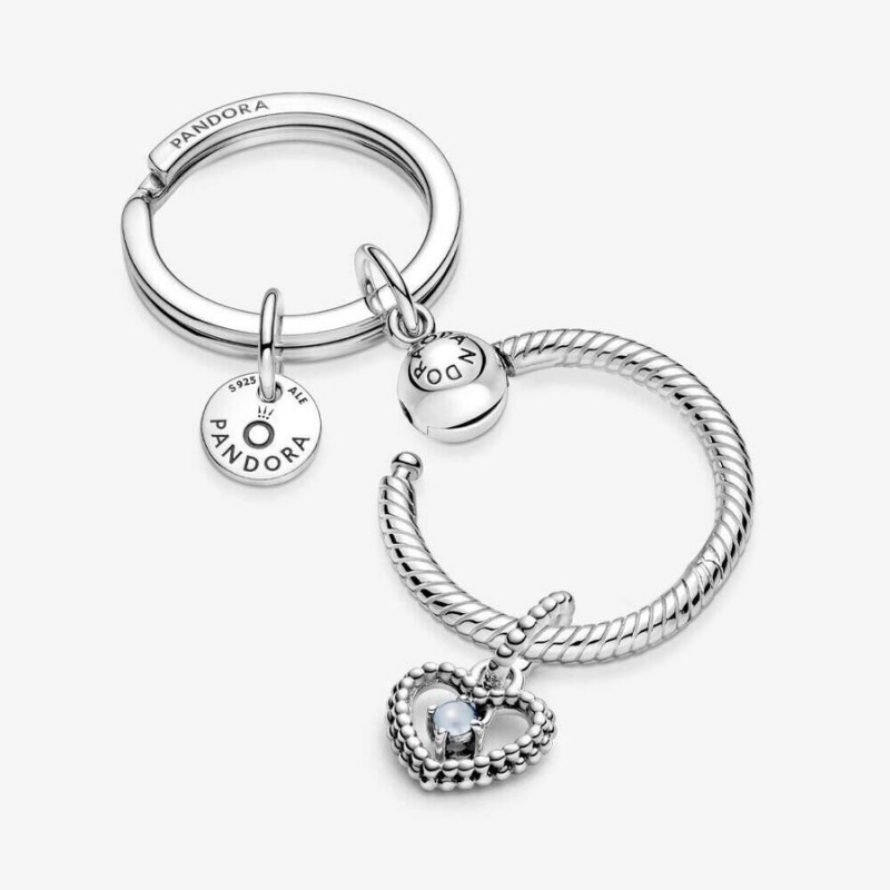 Sterling Silver Pandora Charm Holders | 476-JWPBCY