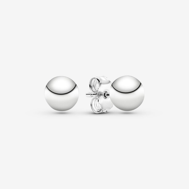 Sterling Silver Pandora Classic Beads Stud Earrings | 654-DMLSAK