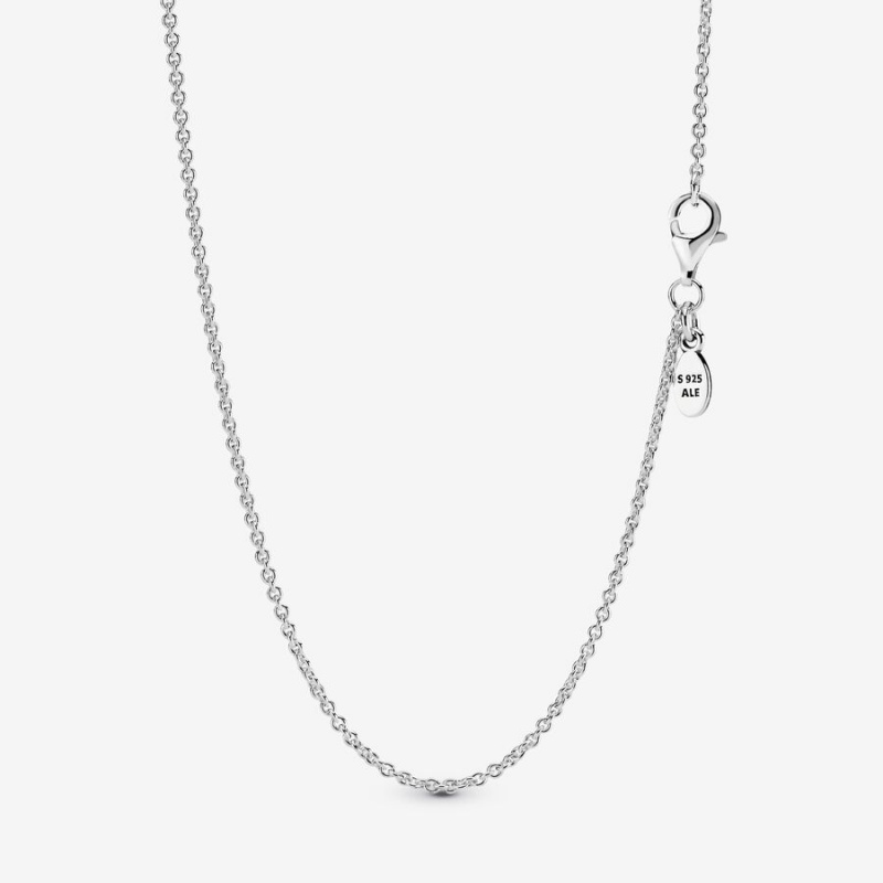 Sterling Silver Pandora Classic Cable Chain Necklaces | 851-VUIQOB