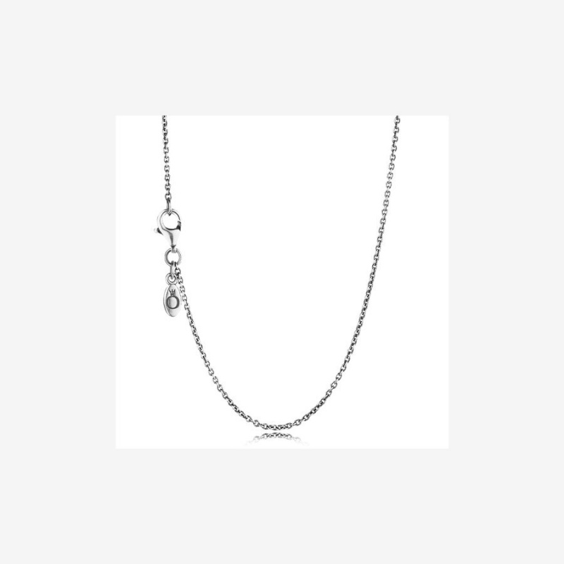 Sterling Silver Pandora Classic Cable Chain Necklaces | 851-VUIQOB