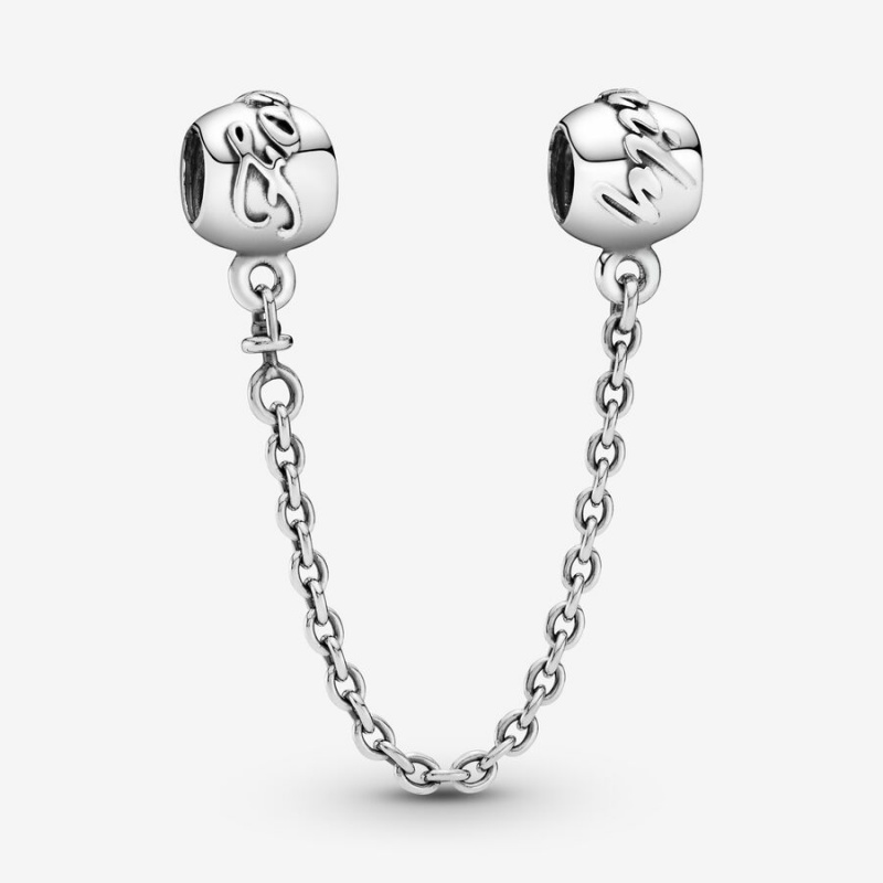 Sterling Silver Pandora Family Forever Safety Safety Chains | 895-WTAFZH