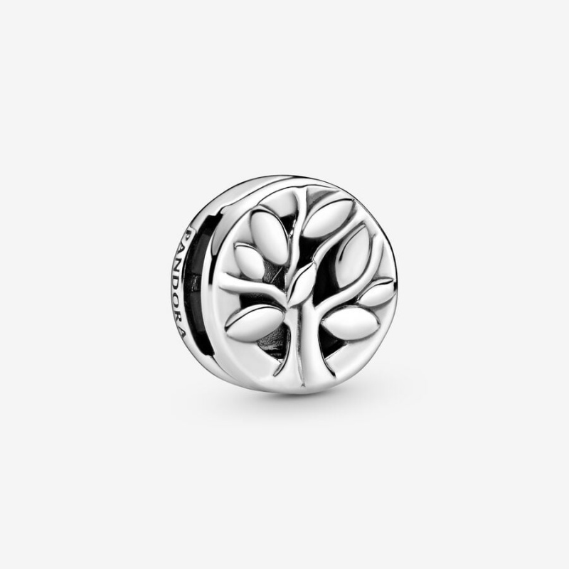 Sterling Silver Pandora Family Tree Clip Clips | 461-NLAYCI