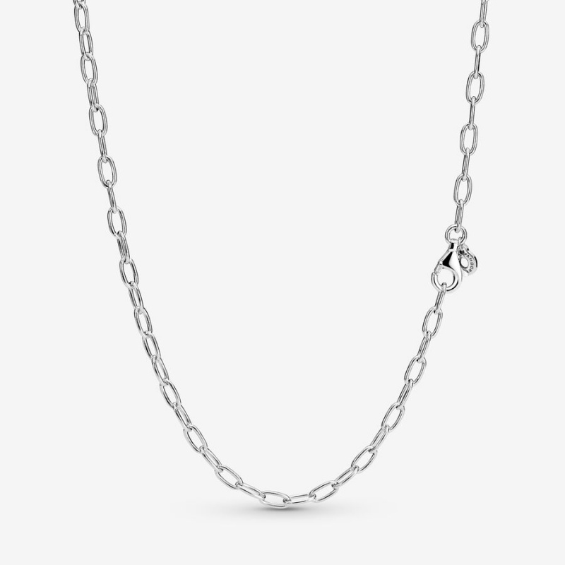 Sterling Silver Pandora Link Chain Necklaces | 972-ZBDQUW