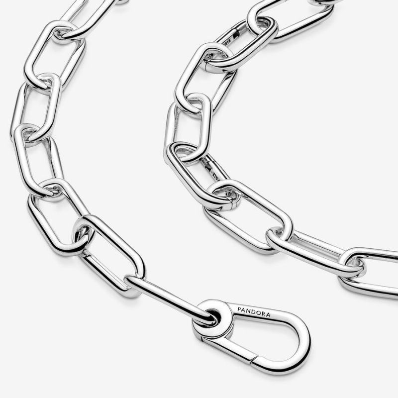 Sterling Silver Pandora ME Link Chain Necklaces | 956-PCOKJF