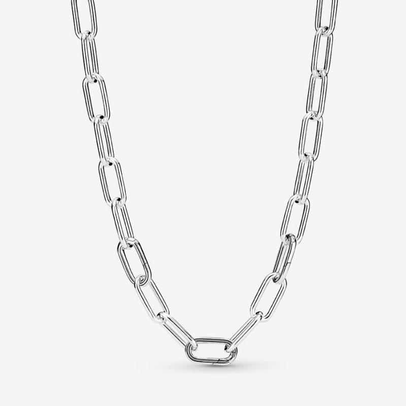 Sterling Silver Pandora ME Link Chain Necklaces | 956-PCOKJF