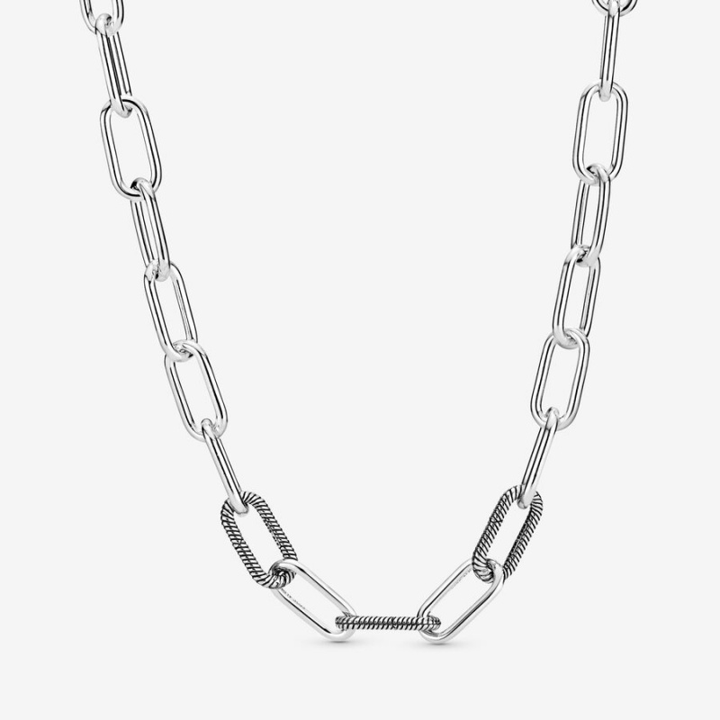 Sterling Silver Pandora ME Link Chain Necklaces | 760-IUPNXO