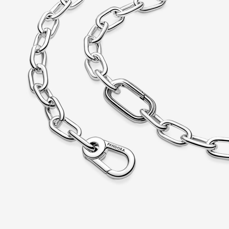 Sterling Silver Pandora ME Link Chain Necklaces | 480-JRBNOW