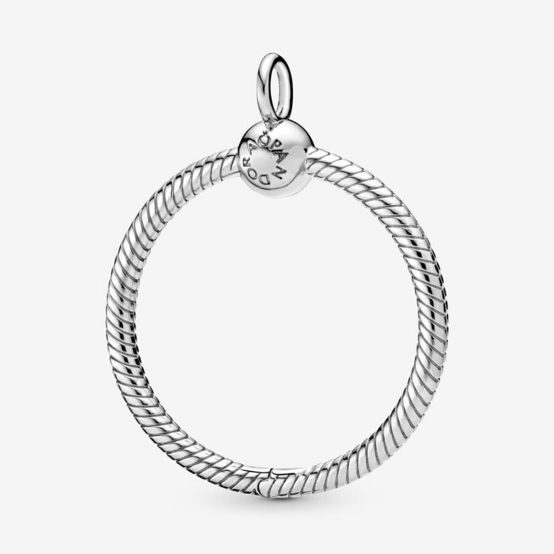 Sterling Silver Pandora Moments Medium O Charm Pendants | 194-ALXUKJ