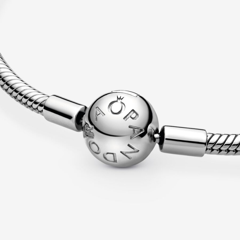 Sterling Silver Pandora Moments Snake Charm Holders | 219-ALDHBI