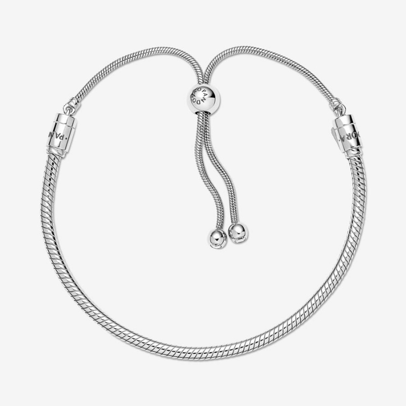 Sterling Silver Pandora Moments Snake Slider Charm Holders | 504-LFCKIT