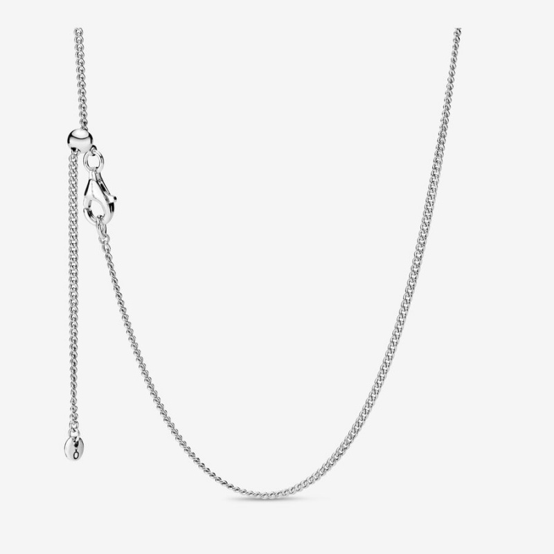 Sterling Silver Pandora Pendant Necklaces | 519-VLWNKM