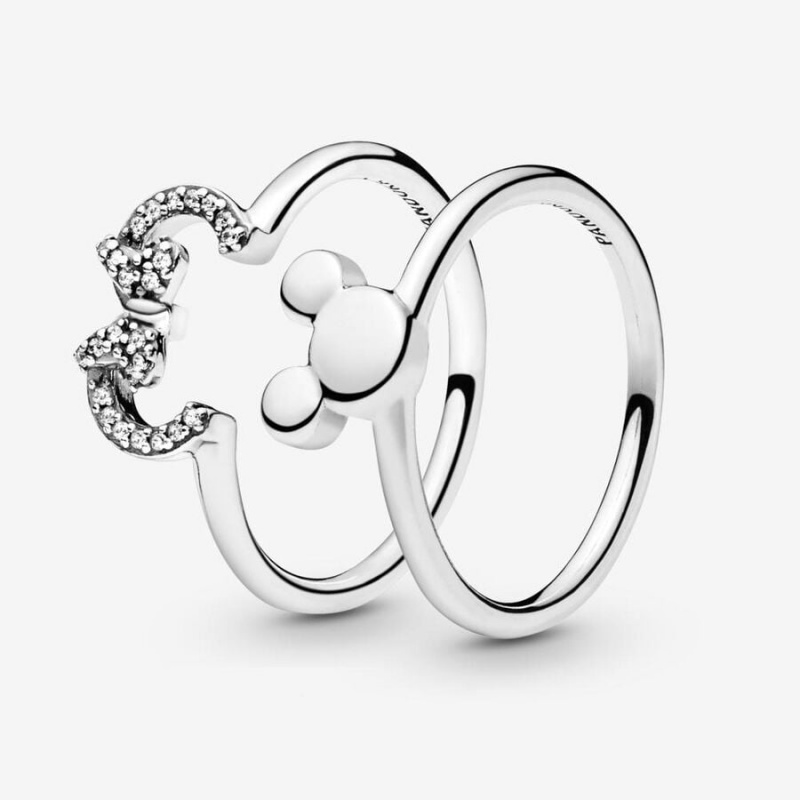 Sterling Silver Pandora Pinky Rings | 570-EBMSWD