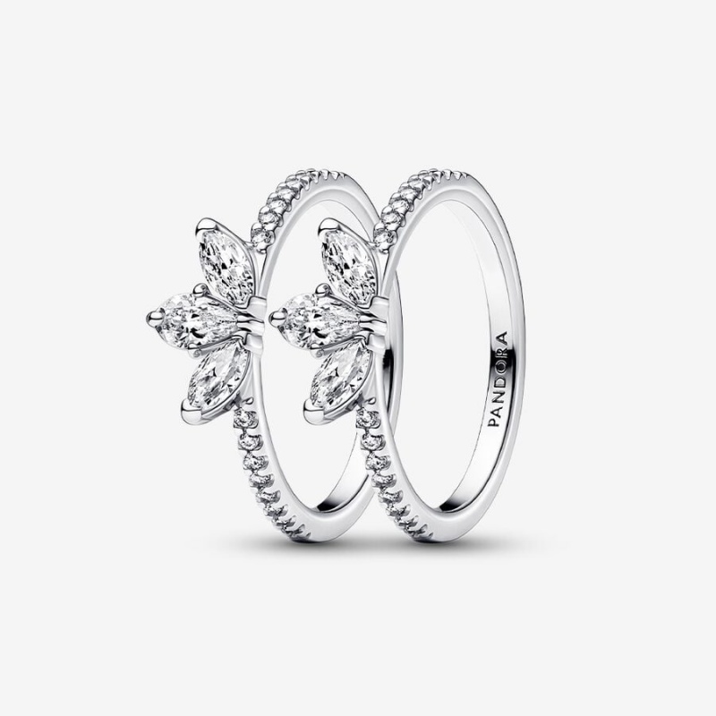 Sterling Silver Pandora Ring Sets | 615-EJKAXN